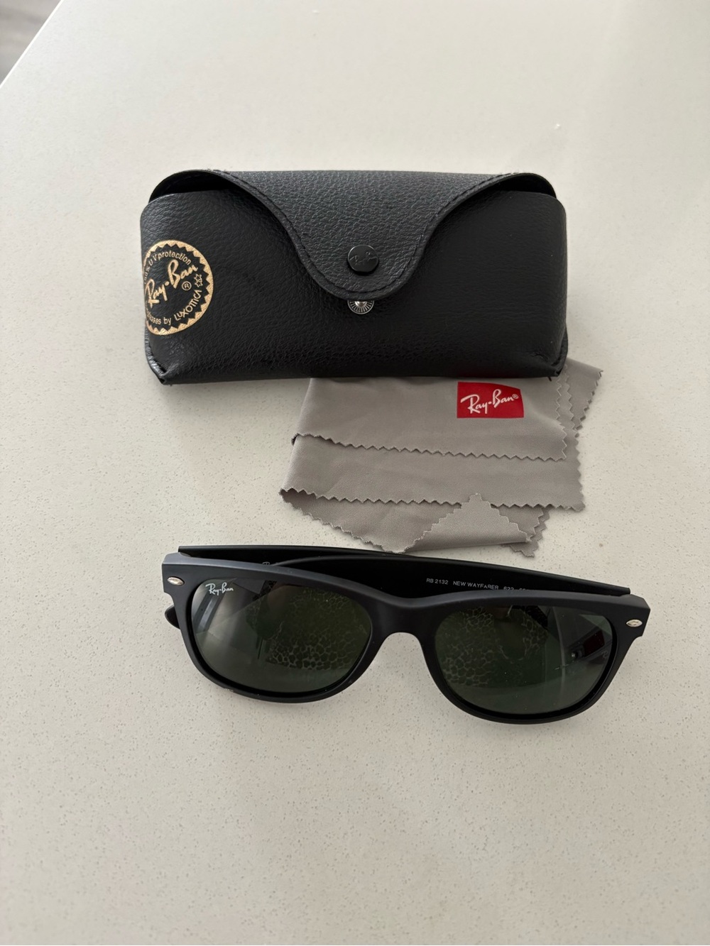 Ray-Ban RB 2132 New Wayfarer Black Sunglasses